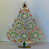 Czech Rhinestone Christmas Tree