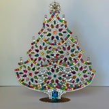 Czech Rhinestone Christmas Tree