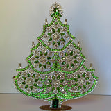 Czech Rhinestone Christmas Tree