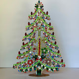 Czech Rhinestone Christmas Tree