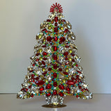 Czech Rhinestone Christmas Tree