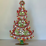 Czech Rhinestone Christmas Tree