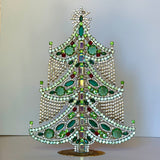 Czech Rhinestone Christmas Tree