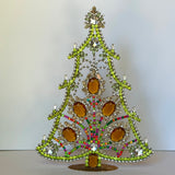 Czech Rhinestone Christmas Tree