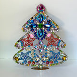 Czech Rhinestone Christmas Tree