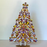 Czech Rhinestone Christmas Tree