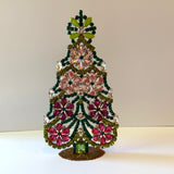 Czech Rhinestone Christmas Tree