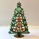 Czech Rhinestone Christmas Tree