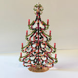 Czech Rhinestone Christmas Tree