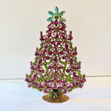 Czech Rhinestone Christmas Tree