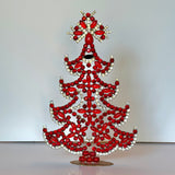 Czech Rhinestone Christmas Tree