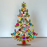 Czech Rhinestone Christmas Tree