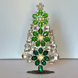 Czech Rhinestone Christmas Tree