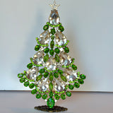 Czech Rhinestone Christmas Tree