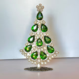 Czech Rhinestone Christmas Tree