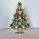 Czech Rhinestone Christmas Tree