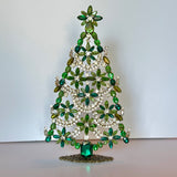 Czech Rhinestone Christmas Tree