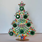Czech Rhinestone Christmas Tree