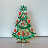 Czech Rhinestone Christmas Tree