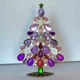 Czech Rhinestone Christmas Tree
