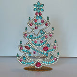 Czech Rhinestone Christmas Tree