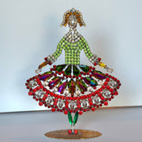 Czech Rhinestone Christmas Dress