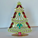 Czech Rhinestone Christmas Tree