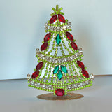 Czech Rhinestone Christmas Tree