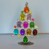 Czech Rhinestone Christmas Tree