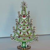 Czech Rhinestone Christmas Tree