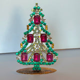 Czech Rhinestone Christmas Tree