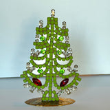 Czech Rhinestone Christmas Tree