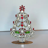 Czech Rhinestone Christmas Tree