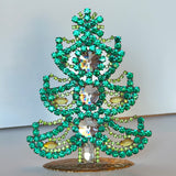 Czech Rhinestone Christmas Tree