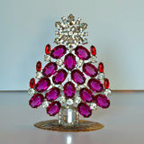 Czech Rhinestone Christmas Tree