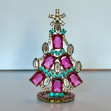 Czech Rhinestone Christmas Tree