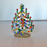 Czech Rhinestone Christmas Tree