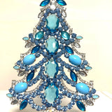 Czech Rhinestone Christmas Tree