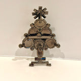 VRBA Christmas Tree Rhinestone Holiday Brooch