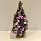 Double- Sided Czech Rhinestone Christmas Tree