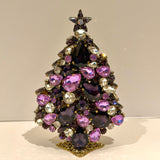 Double- Sided Czech Rhinestone Christmas Tree