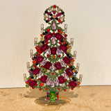 Czech Rhinestone Christmas Tree