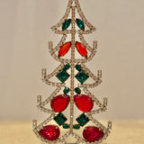 Czech Rhinestone Christmas Tree