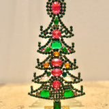 Czech Rhinestone Christmas Tree