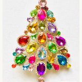 Czech Rhinestone Christmas Tree