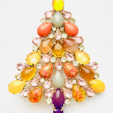 Czech Rhinestone Christmas Tree