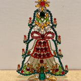 Czech Rhinestone Christmas Tree