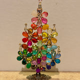 Czech Rhinestone Christmas Tree