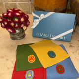 Intaglio/Cameo Cocktail Napkins (Set of Four)