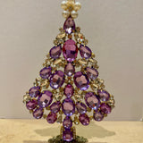 Czech Rhinestone Christmas Tree